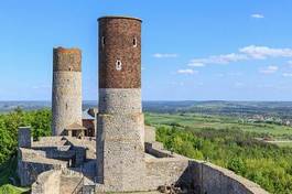 Naklejka wieża zamek ruina