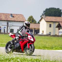 Fotoroleta sport wyścig motocyklista