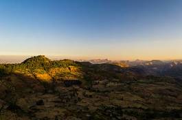 Obraz na płótnie świt dolina panoramiczny zmierzch afryka