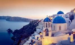 Fototapeta grecki wybrzeże wyspa grecja santorini