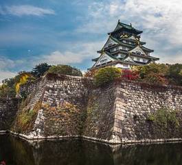 Fotoroleta japoński stary wieża architektura pejzaż