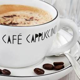 Obraz na płótnie cappucino napój kawa włoski jedzenie