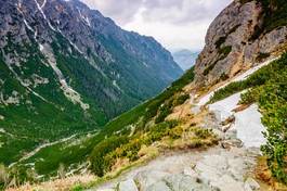 Fotoroleta góra dolina tatry