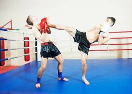 Fototapeta lekkoatletka sztuki walki sport kick-boxing bokser