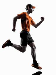 Plakat ludzie mężczyzna jogging lekkoatletka sport