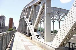 Naklejka architektura japonia transport azja most