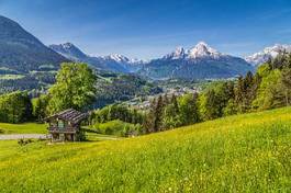 Obraz na płótnie europa trawa panorama natura wieś