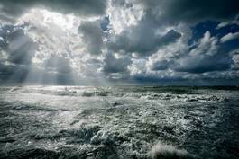 Obraz na płótnie fala sztorm morze woda