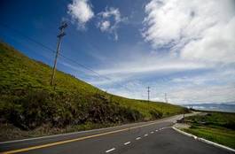 Naklejka droga autostrada transport hawaje