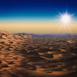 Fotoroleta słońce pustynia wydma afryka