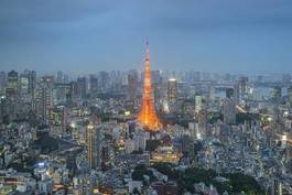 Fototapeta niebo architektura japonia zmierzch