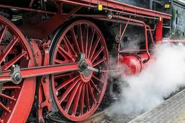 Obraz na płótnie lokomotywa lokomotywa parowa nostalgiczny