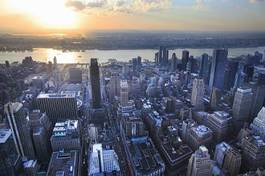 Fotoroleta panorama amerykański manhatan śródmieście