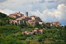Obraz na płótnie wieś wioska toskania
