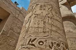 Plakat stary świątynia egipt
