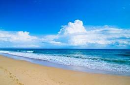 Naklejka tropikalny fala pejzaż plaża lato