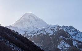 Fotoroleta pejzaż kaukaz śnieg góra