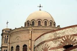 Naklejka kościół egipt religia kair