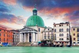 Plakat niebo włochy architektura bazylika włoski