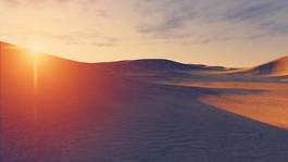Fototapeta pustynia pejzaż słońce