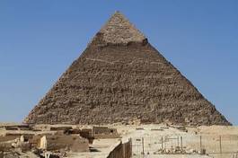 Naklejka Środkowa piramida w gizie
