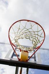 Obraz na płótnie droga niebo koszykówka sport