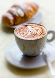 Obraz na płótnie napój cappucino kawa