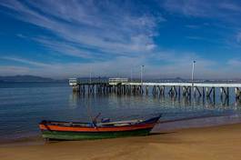 Fototapeta łódź morze brazylia woda