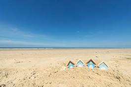 Fototapeta holandia morze północne wioska plaża