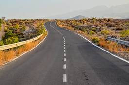 Fotoroleta autostrada droga pustynia