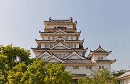 Naklejka japonia stary azja architektura pejzaż
