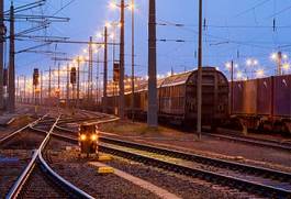 Fototapeta lokomotywa wagon stacja kolejowa