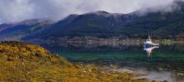 Naklejka wzgórze europa panorama jezioro