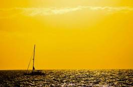 Obraz na płótnie łódź tropikalny lato morze pejzaż