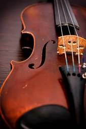 Fotoroleta retro muzyka ludowy vintage skrzypce