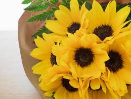Obraz na płótnie zdrowie bukiet słonecznik kwiat