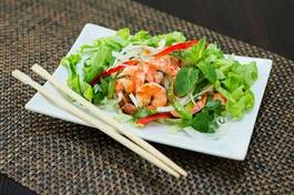Fotoroleta jedzenie tajlandia krewetki