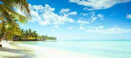 Naklejka wybrzeże plaża karaiby