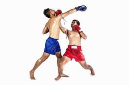 Obraz na płótnie kick-boxing fitness azjatycki ludzie boks
