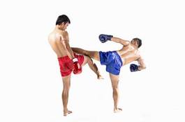 Obraz na płótnie boks kick-boxing fitness ćwiczenie tajlandia