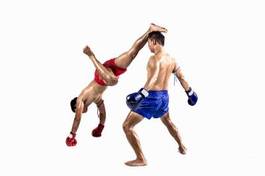 Obraz na płótnie vintage boks sztuki walki fitness ćwiczenie