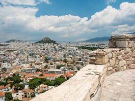 Obraz na płótnie śródmieście ateny grecja