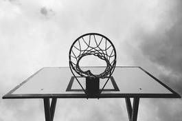Obraz na płótnie niebo koszykówka sport widok ulica