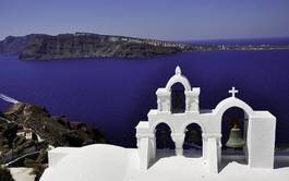 Obraz na płótnie grecja santorini wyspa