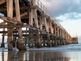 Fotoroleta architektura morze stary ścieżka most