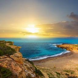 Obraz na płótnie spokojny plaża niebo słońce