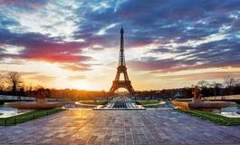 Naklejka widok panorama francja