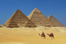 Naklejka antyczny afryka pustynia piramida