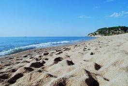 Naklejka hiszpania wybrzeże morze plaża