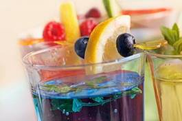 Fototapeta napój witamina lato owoc kolorowy